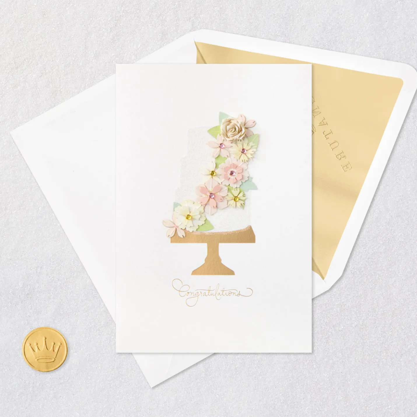 A Lifetime of Happiness Wedding Card
