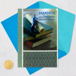 A Lifetime of Love Graduation Card for Grandson
