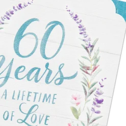 A Lifetime of Love 60th Anniversary Card