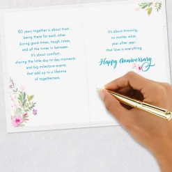 A Lifetime of Love 60th Anniversary Card