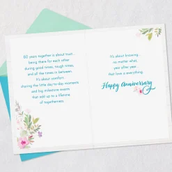 A Lifetime of Love 60th Anniversary Card