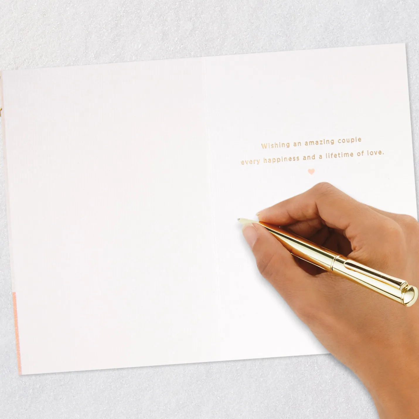 A Lifetime of Love Wedding Card for Couple