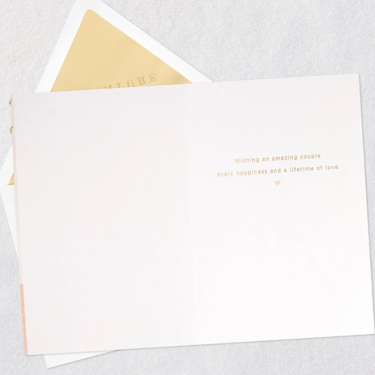 A Lifetime of Love Wedding Card for Couple