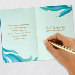 A Life Well-Lived Sympathy Card for Loss of Relative