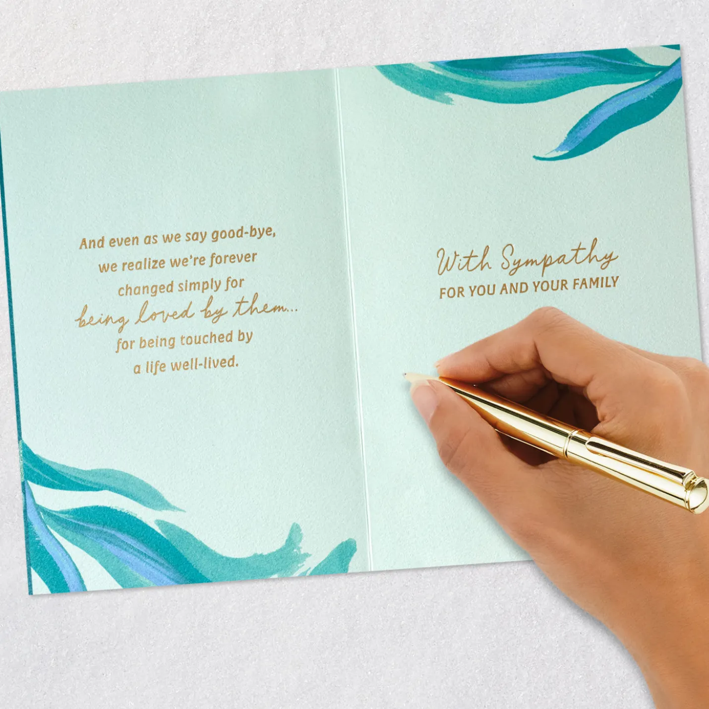 A Life Well-Lived Sympathy Card for Loss of Relative