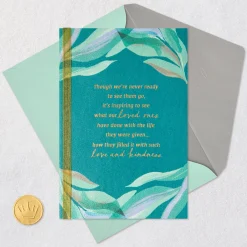A Life Well-Lived Sympathy Card for Loss of Relative