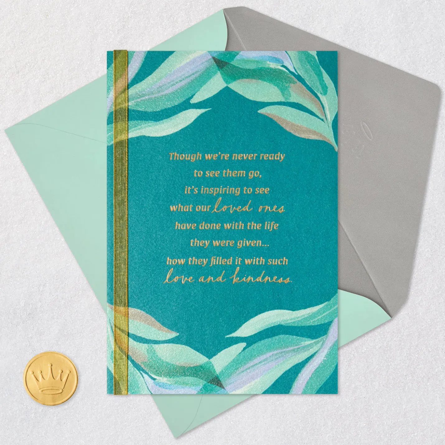 A Life Well-Lived Sympathy Card for Loss of Relative