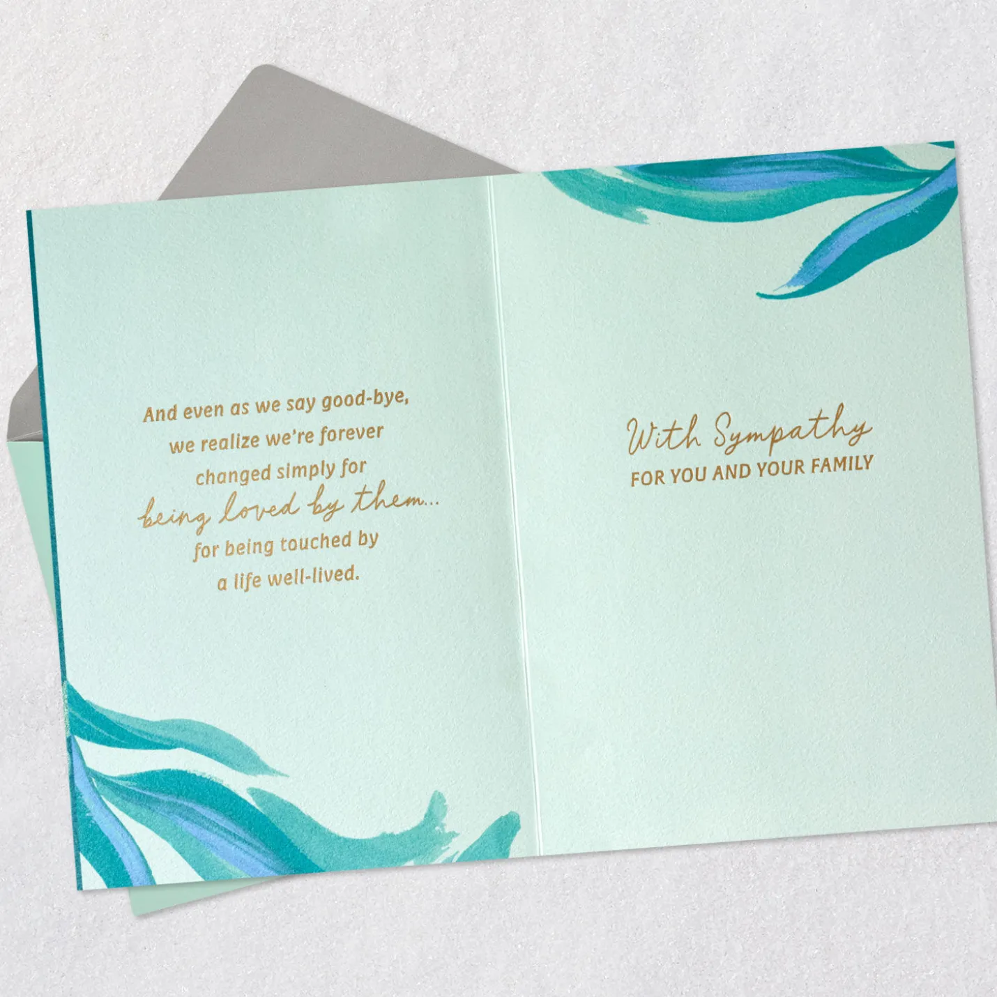 A Life Well-Lived Sympathy Card for Loss of Relative