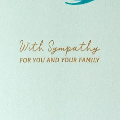 A Life Well-Lived Sympathy Card for Loss of Relative