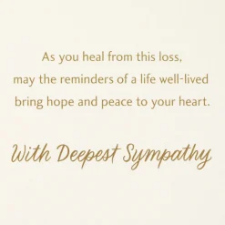 A Life Well-Lived Sympathy Card