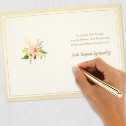 A Life Well-Lived Sympathy Card
