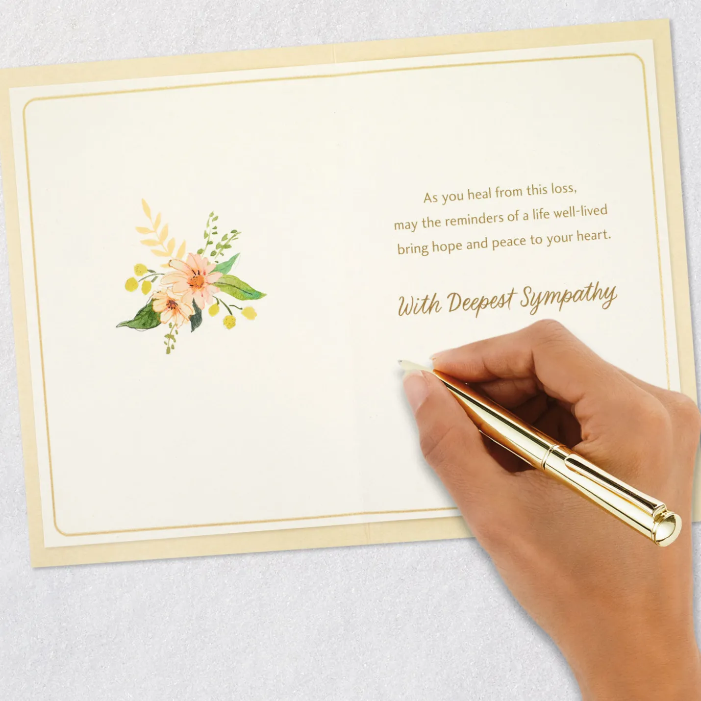 A Life Well-Lived Sympathy Card