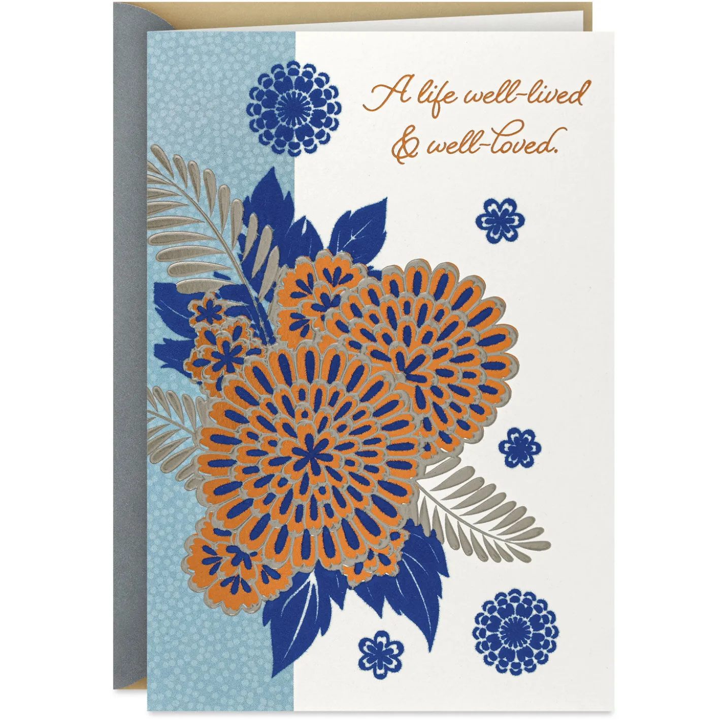 A Life Well-Lived & Well Loved Religious Sympathy Card