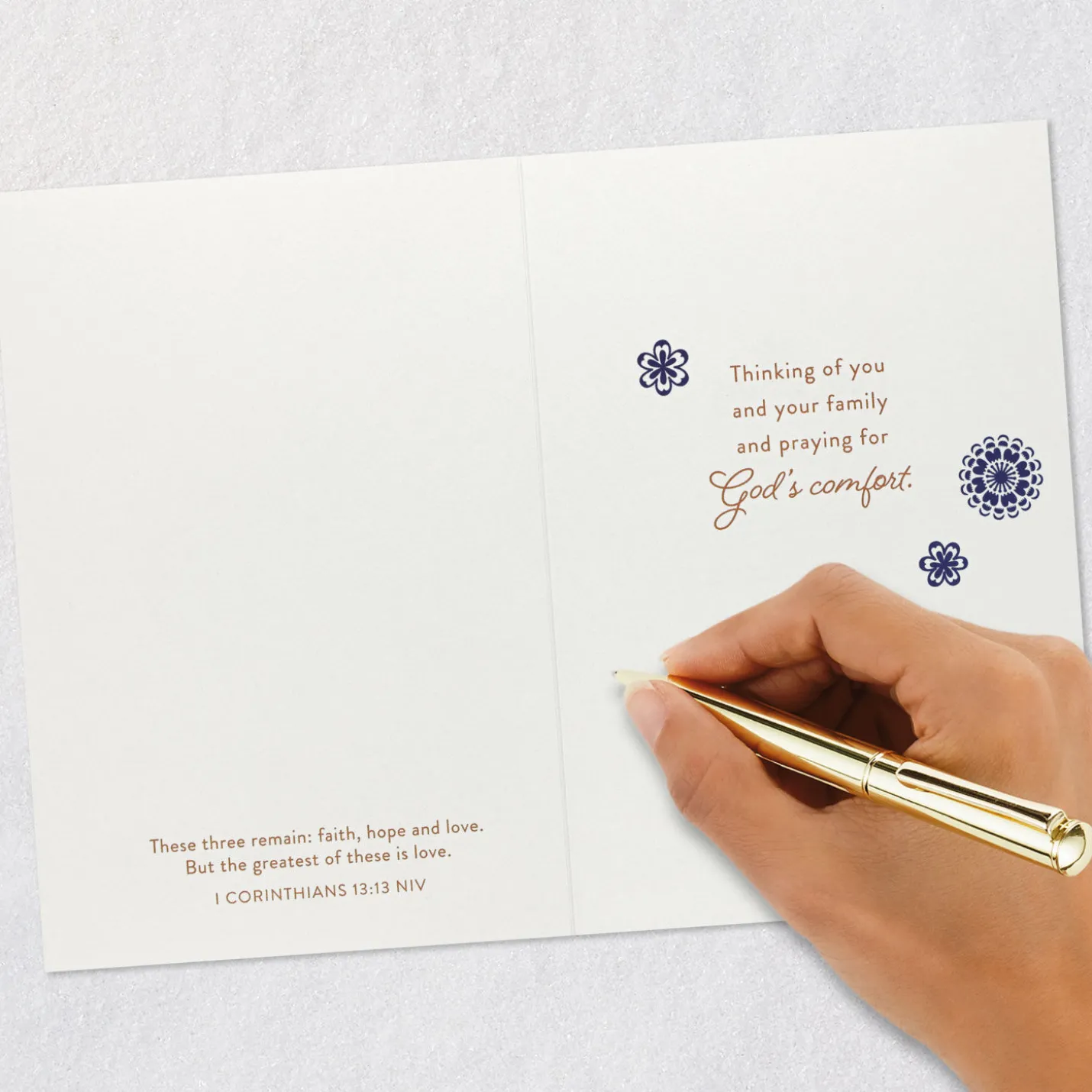 A Life Well-Lived & Well Loved Religious Sympathy Card