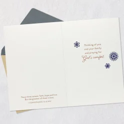 A Life Well-Lived & Well Loved Religious Sympathy Card