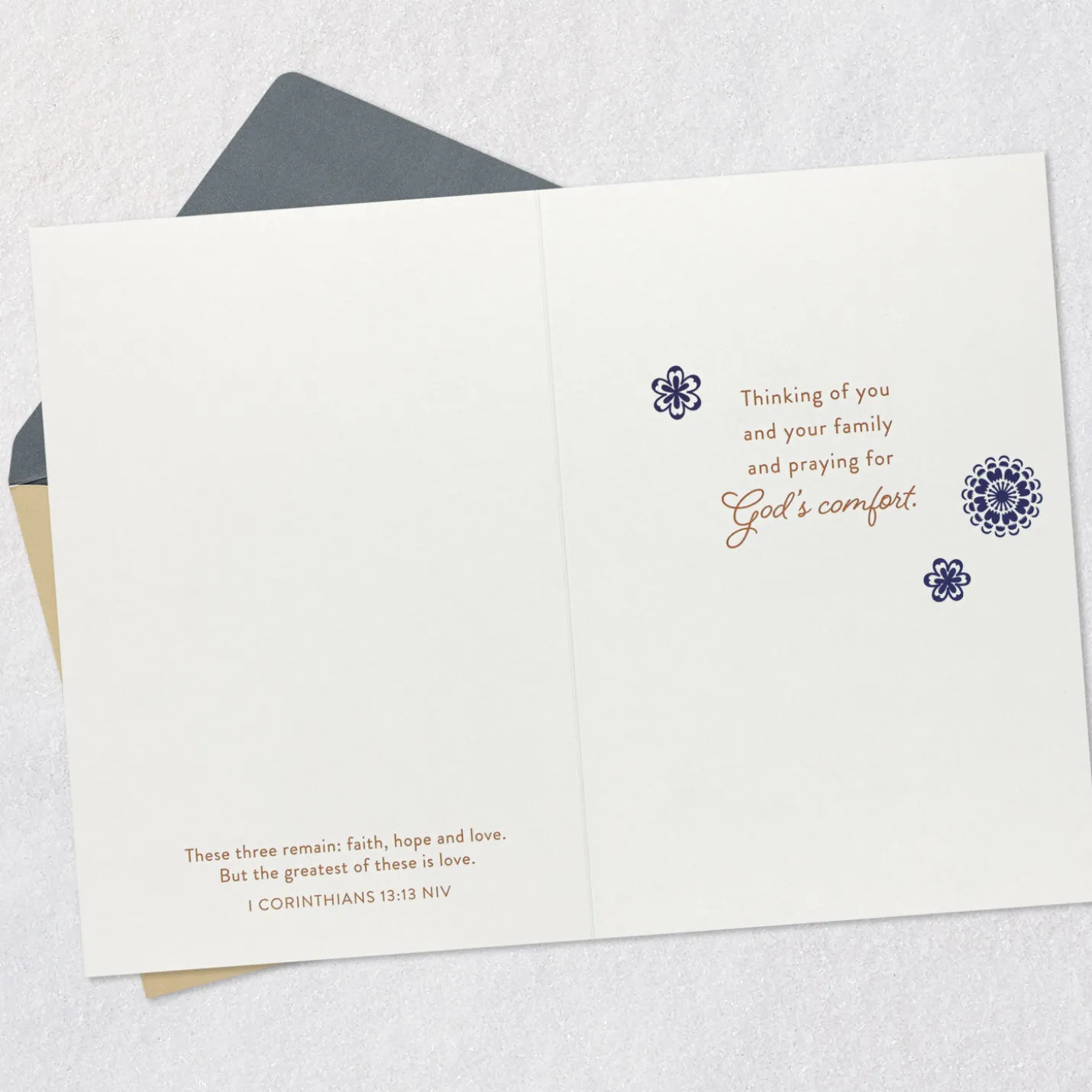 A Life Well-Lived & Well Loved Religious Sympathy Card