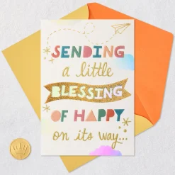 A Little Blessing of Happy Religious Thinking of You Card