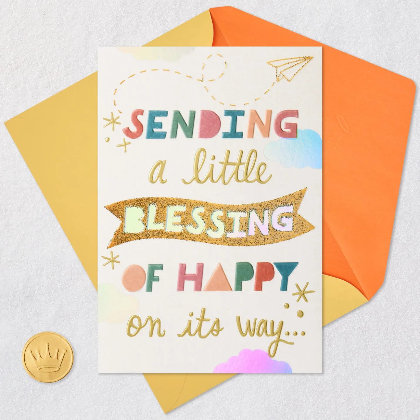 A Little Blessing of Happy Religious Thinking of You Card