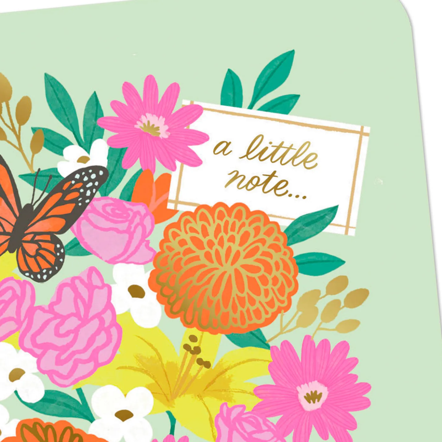 A Little Note of Sincere Gratitude Thank You Card