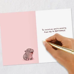 A Little Pygmy-Up Funny Encouragement Card