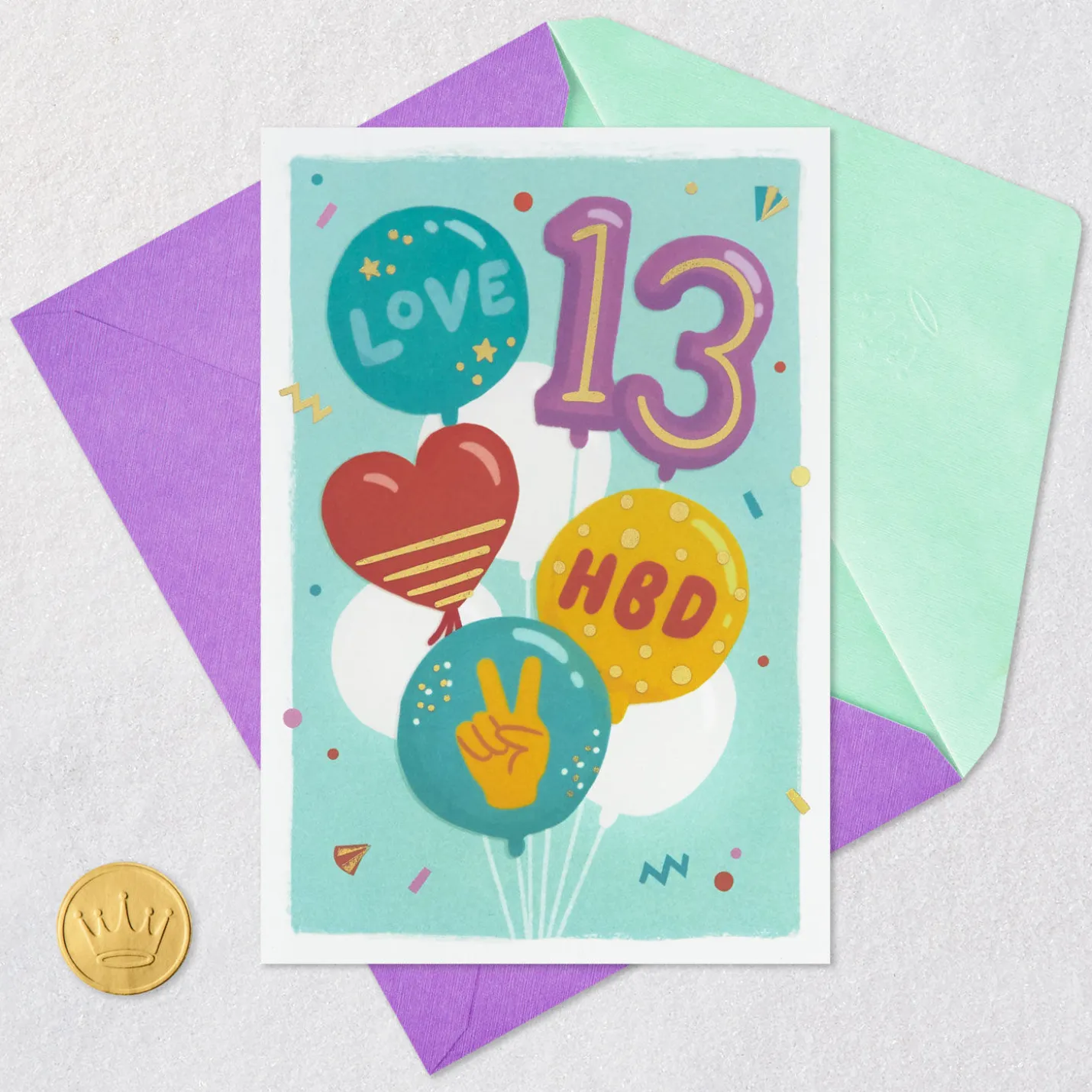 All the Fun 13th Birthday Card