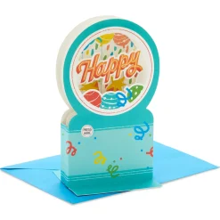 All the Happiness Snow Globe Musical 3D Birthday Card With Motion