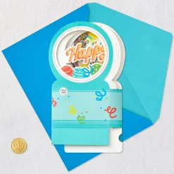 All the Happiness Snow Globe Musical 3D Birthday Card With Motion