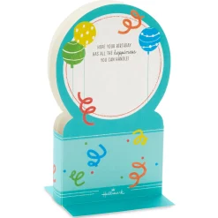 All the Happiness Snow Globe Musical 3D Birthday Card With Motion