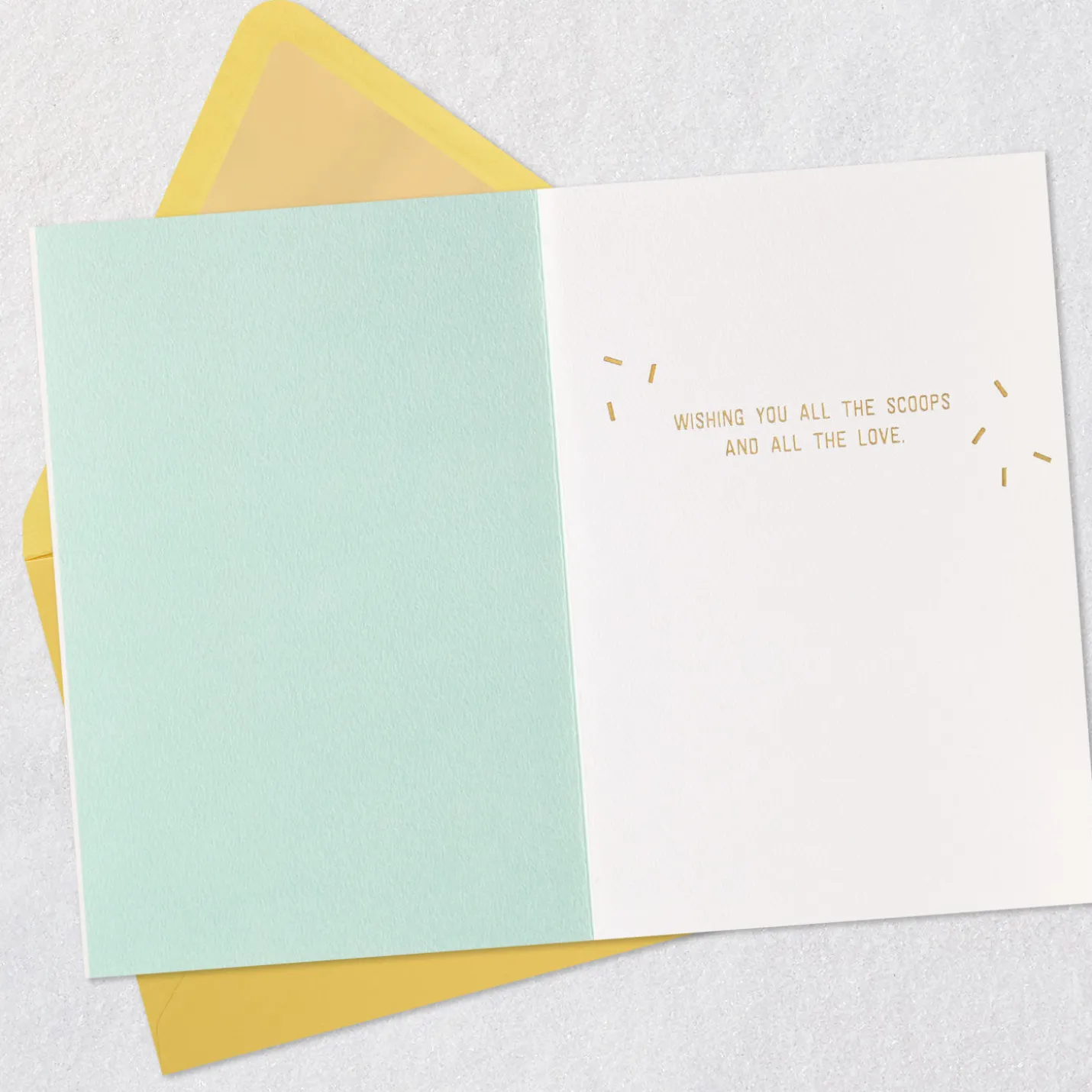 All the Scoops and All the Love Birthday Card