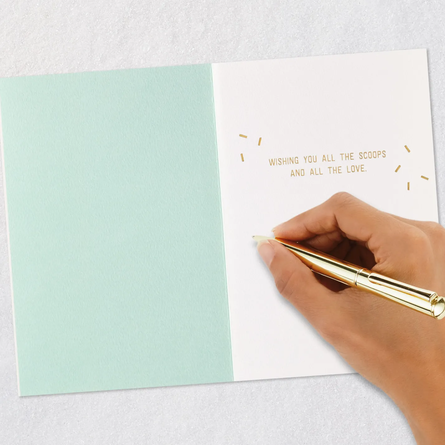 All the Scoops and All the Love Birthday Card