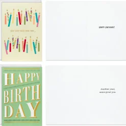 All Good Things Assorted Birthday Cards, Pack of 12