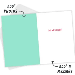 All Is Not Calm Funny Custom Christmas Card