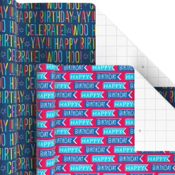 All-Occasion 6-Pack Wrapping Paper Assortment, 180 sq. ft.