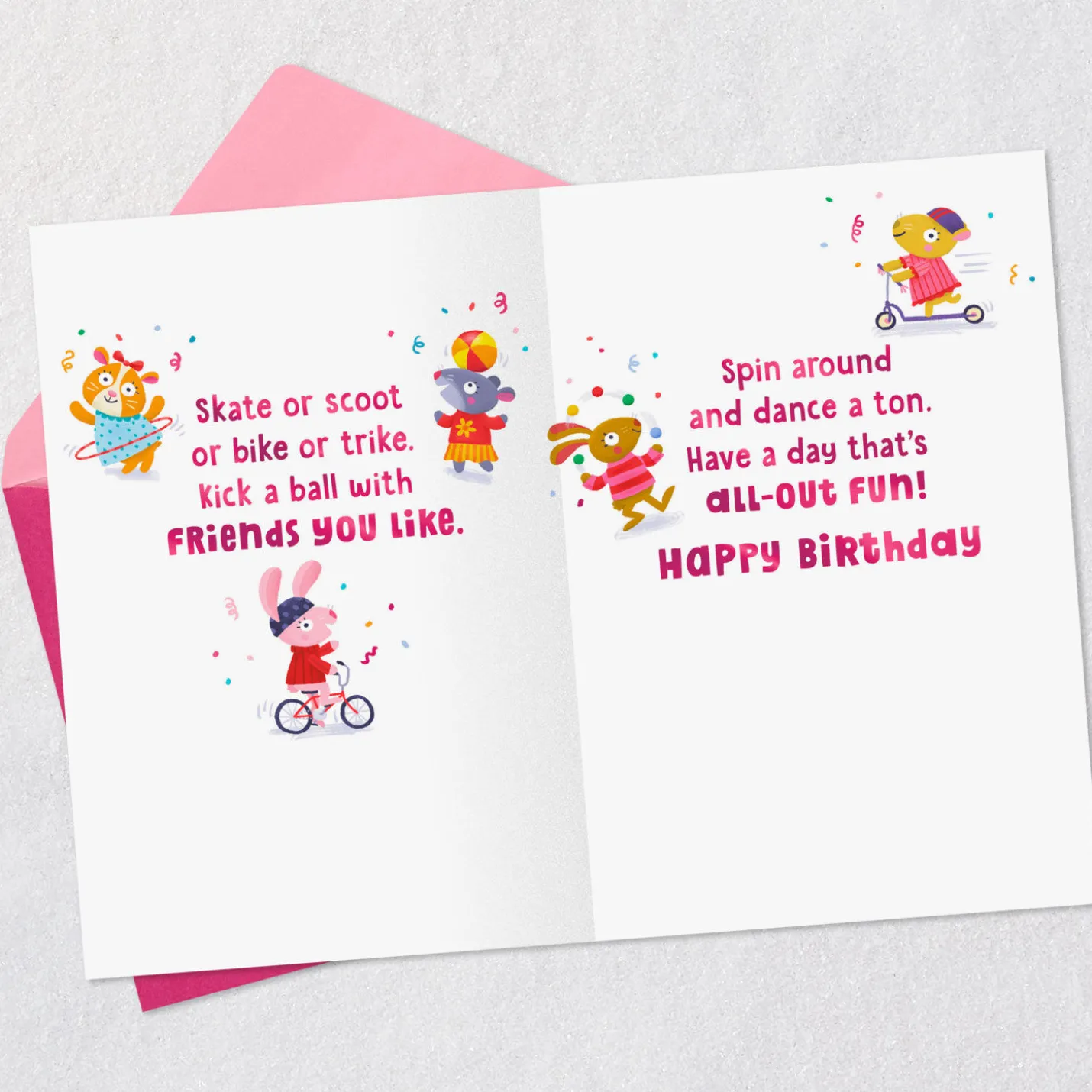 All-Out Fun Birthday Card for Kids