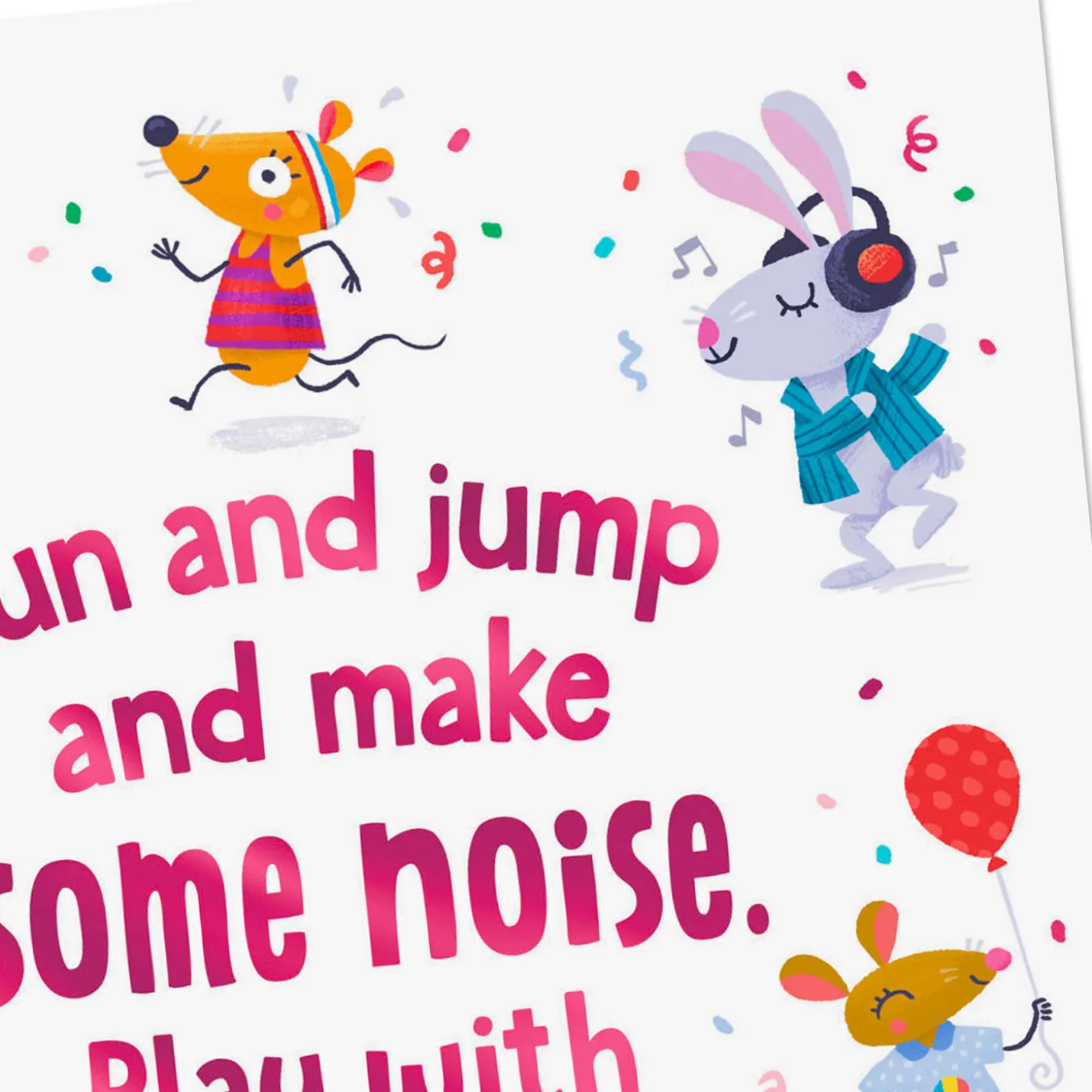 All-Out Fun Birthday Card for Kids