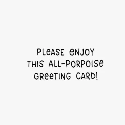 All-Porpoise Funny Thinking of You Card