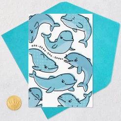 All-Porpoise Funny Thinking of You Card