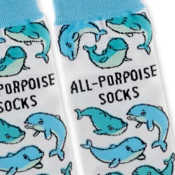 All-Porpoise Novelty Crew Socks