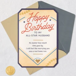 All-Star Husband Flirty Birthday Card