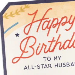 All-Star Husband Flirty Birthday Card