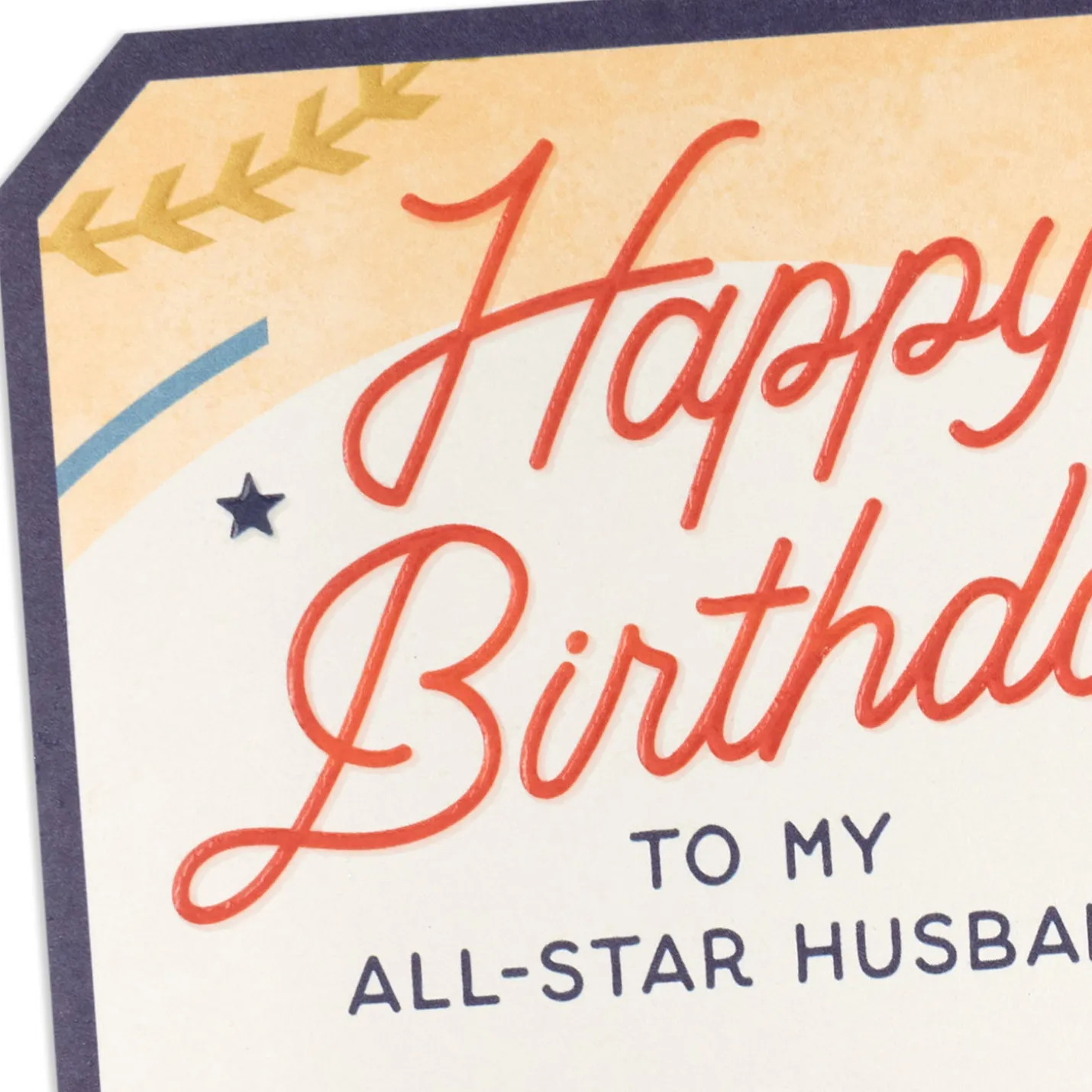All-Star Husband Flirty Birthday Card