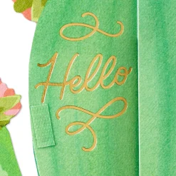 All Sun, All Fun Flowering Cactus Honeycomb 3D Pop-Up Card