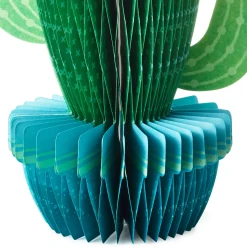 All Sun, All Fun Flowering Cactus Honeycomb 3D Pop-Up Card