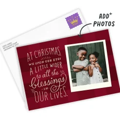 All the Blessings Custom Christmas Card