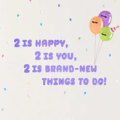 All the Fun 2nd Birthday Card