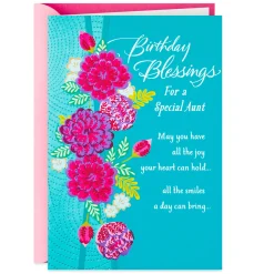 All the Joy Your Heart Can Hold Religious Birthday Card for Aunt