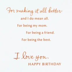 All the Reasons Birthday Card for Mom