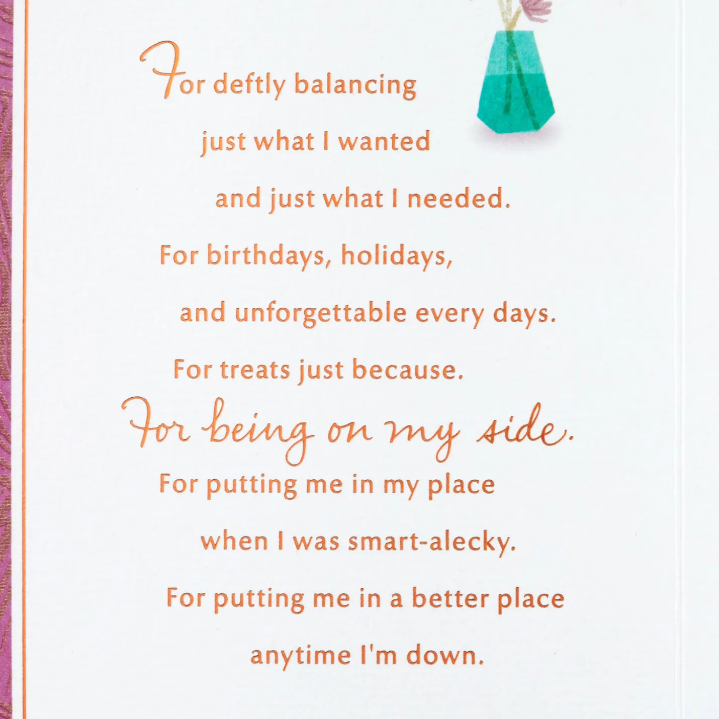 All the Reasons Birthday Card for Mom