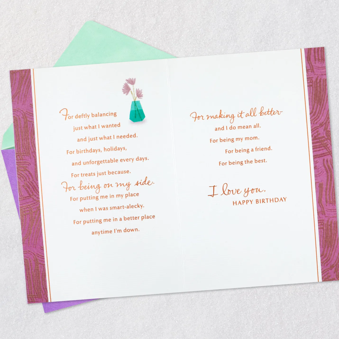 All the Reasons Birthday Card for Mom