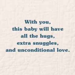 All the Snuggles New Baby Grandson Card